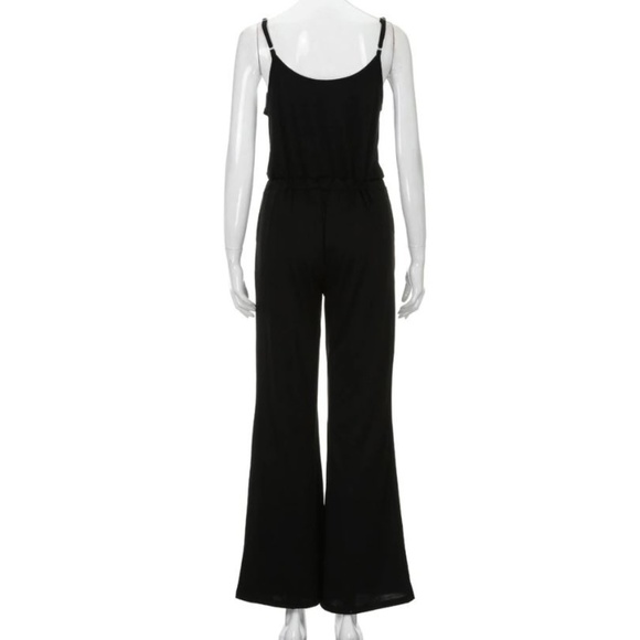 Full Length Spaghetti Strap Romper - Picture 3 of 8